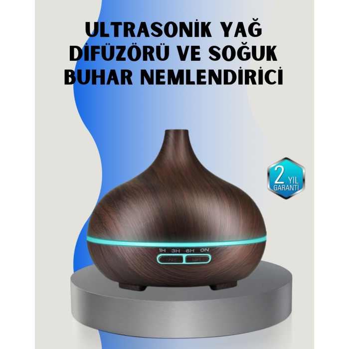 Ev ve Ofis İçin Sessiz Ultrasonik Hava Nemlendirici