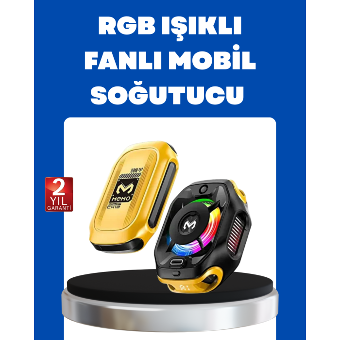 Manyetik Montajlı Dijital Ekranlı Telefon Soğutucu