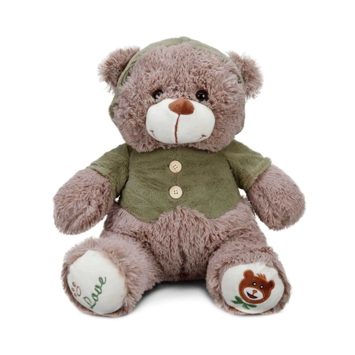 BFS   Sunman Puffy Friends T-Shirtlü Sevimli Peluş Ayı 43 cm