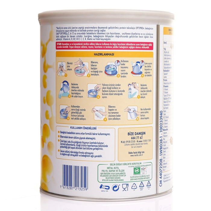 BFS   SMA Optipro Probiyotik 2 Bebek Devam Sütü 6-12 Ay 400 Gr