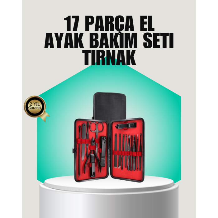 Siyah Kaymaz Teknolojili El ve Ayak Bakım Seti