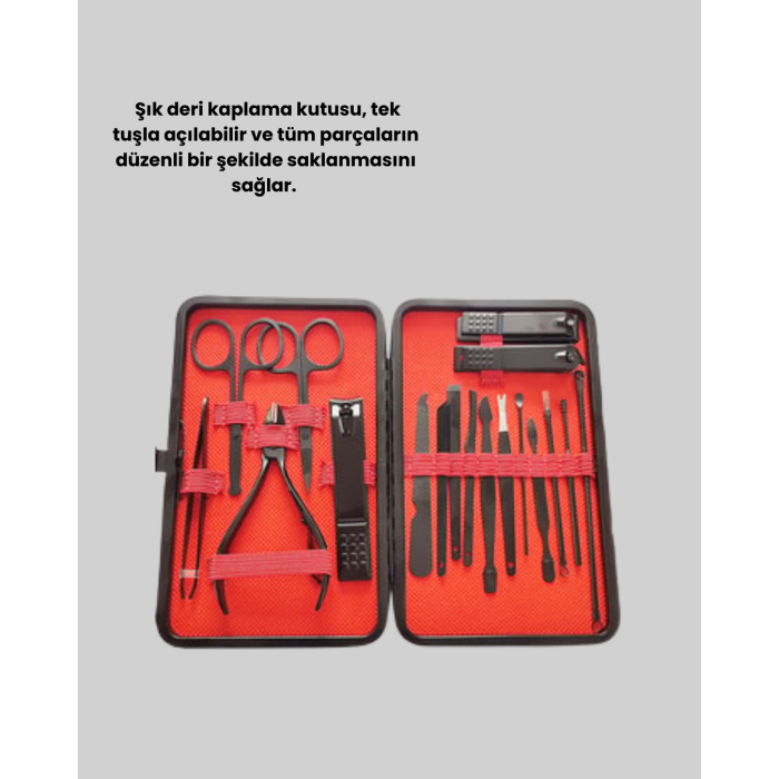 Siyah Kaymaz Teknolojili El ve Ayak Bakım Seti