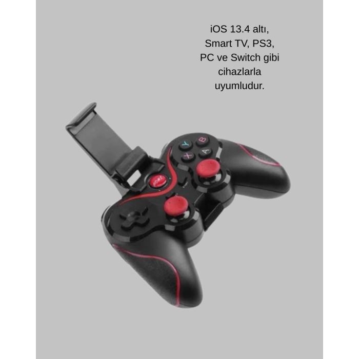 Telefon, Tablet ve PC İçin Çok Fonksiyonlu Bluetooth Gamepad