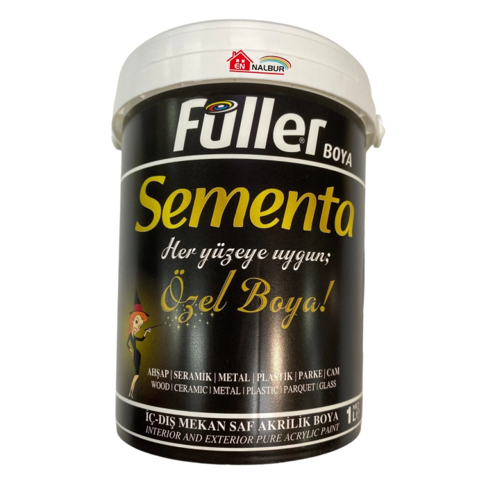 BFS Sementa Özel Su Bazlı Saf Akrilik Boya 1 Litre Kızıl Kum