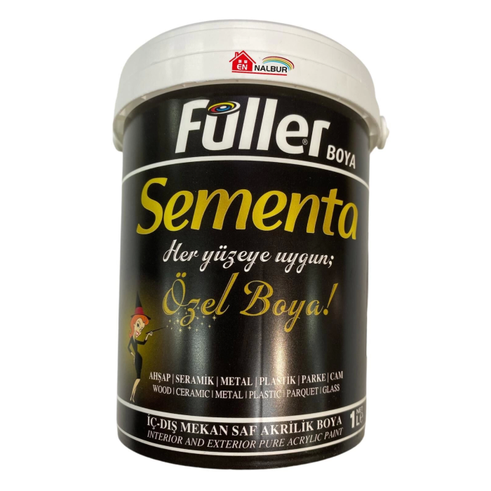 BFS Sementa Özel Su Bazlı Saf Akrilik Boya 1 Litre Beyaz