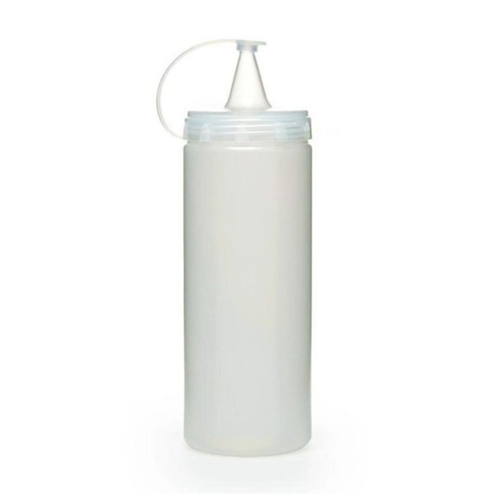 BUFFER® Şeffaf Kapaklı Sızdırmaz Yağlık Sosluk Şişesi Plastik Yağdanlık 400 ml AP-9028