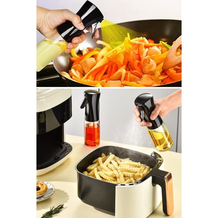BUFFER® Çok Amaçlı Cam Şişe Püskürtmeli Dağıtıcı Yağdanlık Limonluk Sirke Sosluk Spreyi