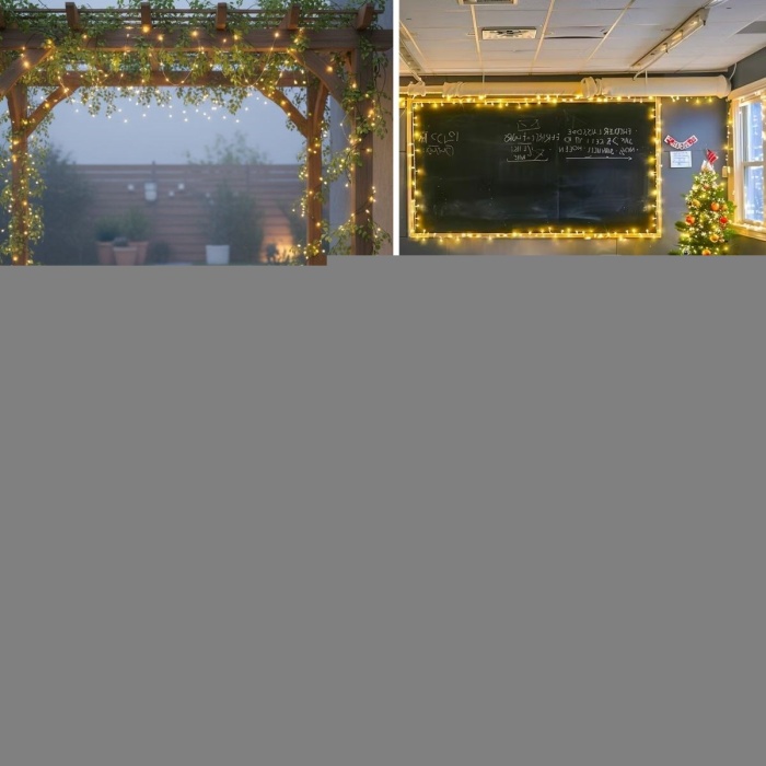 BUFFER® Günışığı Renk 5 Farklı Işık Modlu 10 Metre Eklemeli Dekor Boncuk Model Dekoratif Led