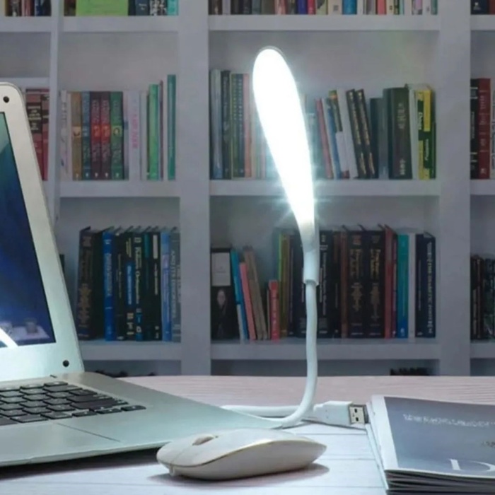 BUFFER® USB Girişli 14 Ledli 3 Kademeli Dokunmatik Masa/Kitap Okuma Lambası Ledi Beyaz