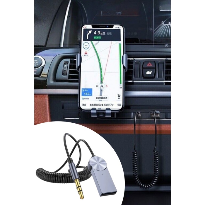 BUFFER® Araba için Bluetooth Aux Alıcısı Wireless Araç Kiti