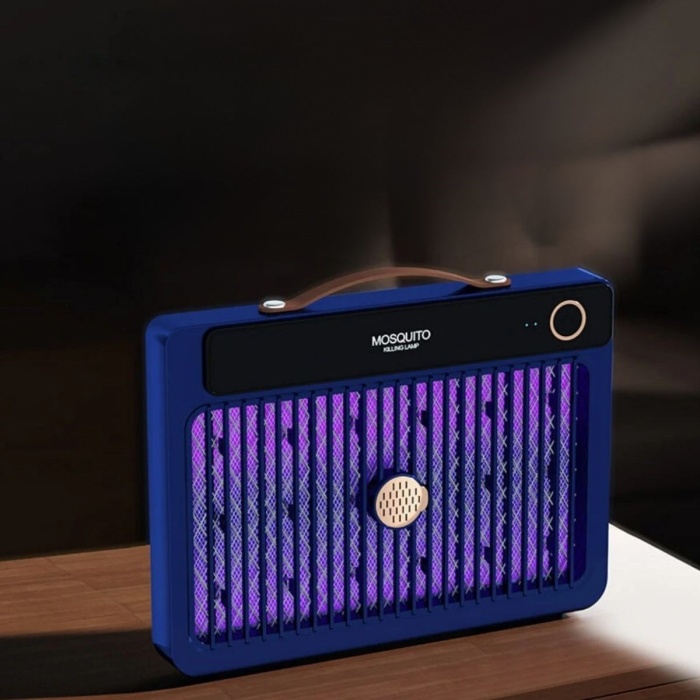 BUFFER® 4000mAh Şarj Edilebilir Kablosuz 3000V Yüksek Güçlü Elektrikli Sivrisinek Öldürücü Sivrisinek Öldürme Lambası,Sinek Kıran BG-009 2000 mah