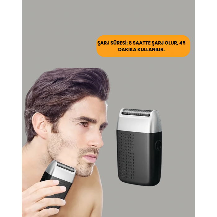 Çok Amaçlı Şarjlı Saç & Sakal Kesme Makinesi – Profesyonel ve Sessiz Performans