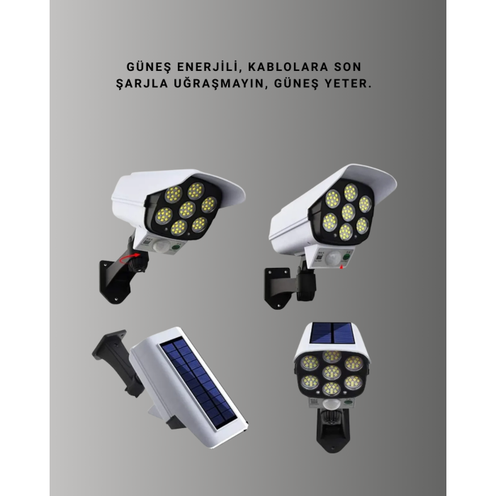 KAMERA GÖRÜNÜMLÜ BAHÇE LAMBA