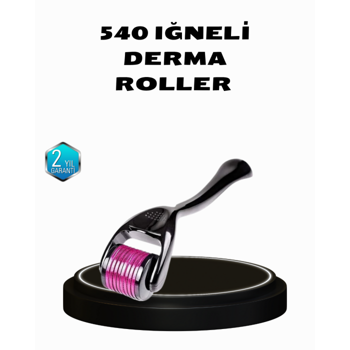Derma Roller Titanyum İğneli Cilt Yenileyici – Akne, Kırışıklık ve Leke Karşıtı