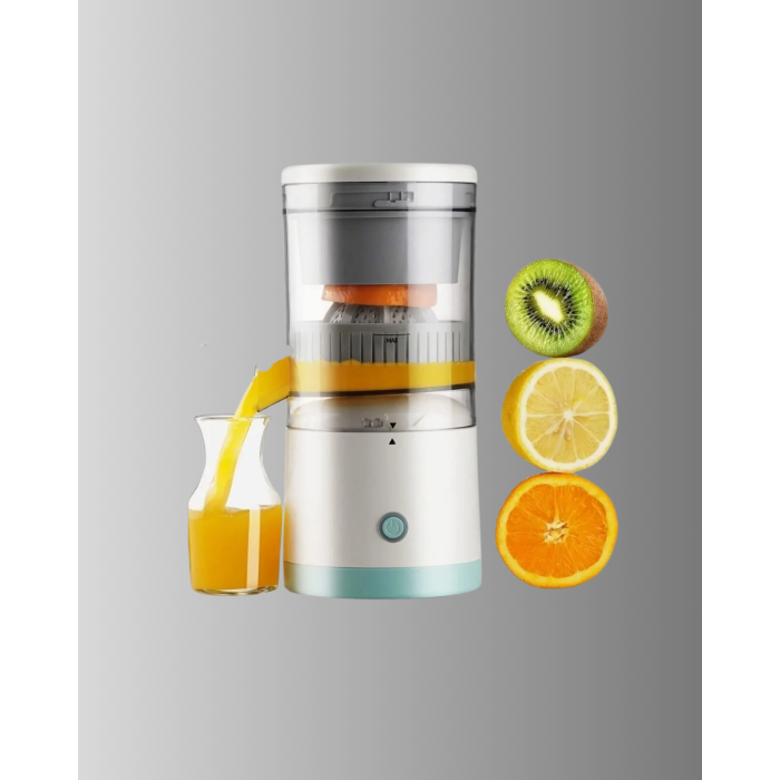 USB Şarjlı Mini Meyve Sıkacağı – Çift Bıçaklı, Güvenlik Kilitli