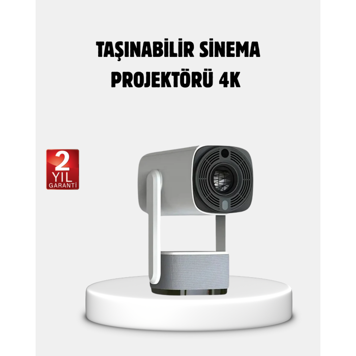 HD 720p Projeksiyon Cihazı – Geniş Ekran, 10.000 Saat Ampul Ömrü, Ev Sineması Deneyimi