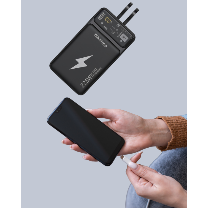 Mobil Powerbank 22.5W PD Destekli Hızlı Şarj