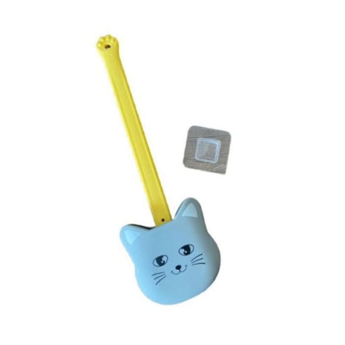 Kedi Tasarımlı Ergonomik Tuvalet Fırçası