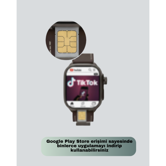 SIM Kartlı Akıllı Saat GPS WiFi Bluetooth Destekli