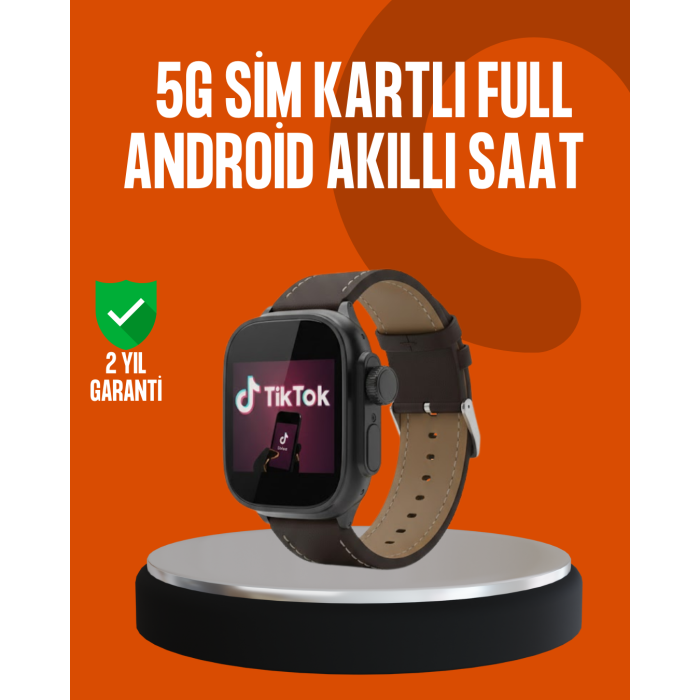SIM Kartlı Akıllı Saat AMOLED Ekran Android Sistem