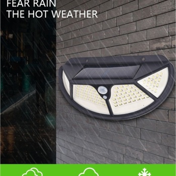 Fonksiyonel Sensörlü 102 Ledli Solar Bahçe Lambası