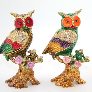 Swarovski Taşlı Tekli Baykuş