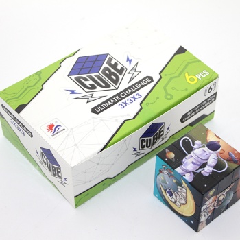 Uzay Temalı Küp Yapboz