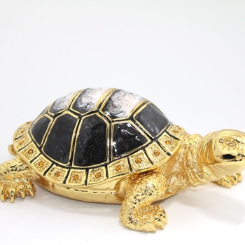 Swarovski Taşlı Kaplumbağa Figürü Model 2