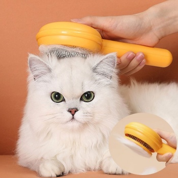 Hamburger Şekilli Otomatik Temizlenen Evcil Hayvan Tarağı