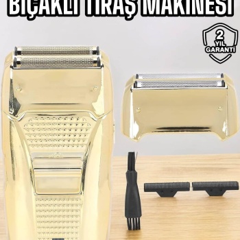 Tıraş Makinesi Paslanmaz Çelik Şarjlı Taşınabilir