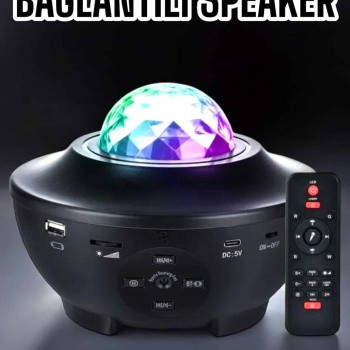 Yıldızlı gökyüzü Projektörü Uzaktan kumandalı Çocuklara Özel Şarjlı