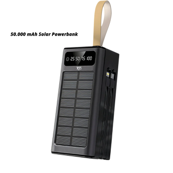 50.000 Powerbank güneş enerjili