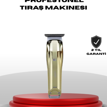 Profesyonel Saç ve Sakal Kesme Tıraş Makinesi USB Şarjlı Güçlü Motorlu
