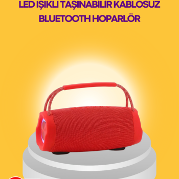 10W Güçlü Stereo Ses Sunan IPX6 Bluetooth Hoparlör