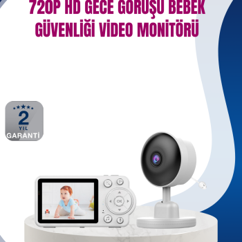 Bebek Monitörü Cry Detection ve HD Gece Görüş Destekli