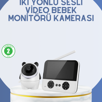 Kablosuz Bebek Monitörü 720P Görüntü ve Geniş Ekran