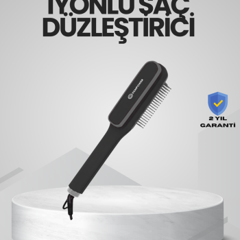 Hızlı Isınan İyonlu Saç Düzleştirici Tarak Pratik Kullanım