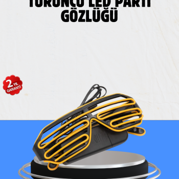 Kutlamalara Renk Katan LED Işıklı Parti Gözlüğü