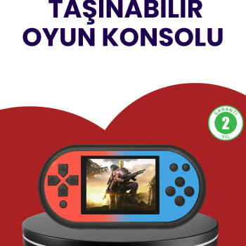 520 Oyunlu El Oyun Konsolu TV Bağlantılı HD LCD Ekranlı