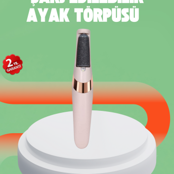 Elektrikli Ayak Törpüsü USB Şarjlı Nasır ve Kallus Giderici