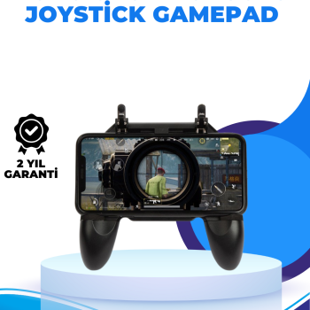 Joystickli ve Tetikleyicili PUBG Mobile Gamepad Oyun Kontrolcüsü