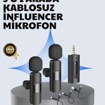 Mobil Uyumlu Mikrofon - Dış Mekân İçin İdeal