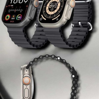 Yeni Nesil Ultra Akıllı Saat Titreşimli, Uyku & Sağlık Takibi, Çift Kordon