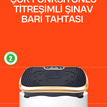 Vücut Şekillendirmeye Yardımcı Titreşimli Spor Platformu