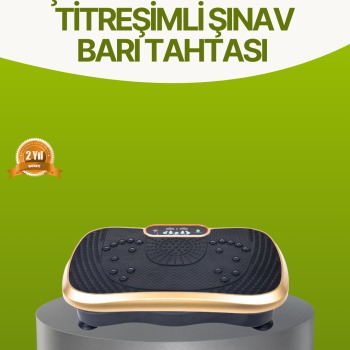 Titreşimli Egzersiz Platformu Evde Fitness ve Kas Güçlendirme
