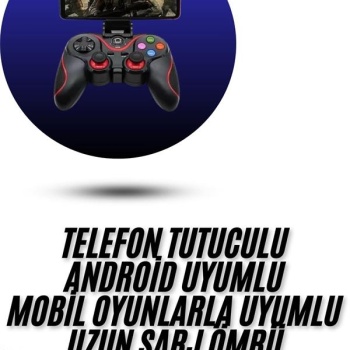 Yeni Nesil X3 Gamepad Android Uyumlu Telefon Tutucu Özellikli Joystick