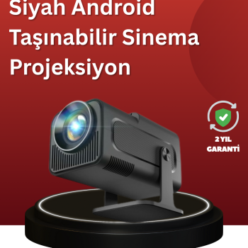 Uzun Ömürlü Lamba ve Dahili Hoparlörlü Ev Sinema Projektörü