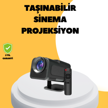 1080P Full HD Çözünürlük ve 4K Destekli Projektör