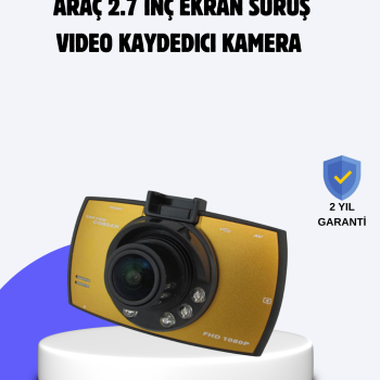 Full HD Araç Kamerası G Sensor Gece Görüşlü Dash Cam