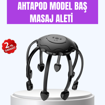 Titreşimli Saç Derisi Masaj Aleti 8 Kollu Derin Rahatlama ve Stres Azaltma